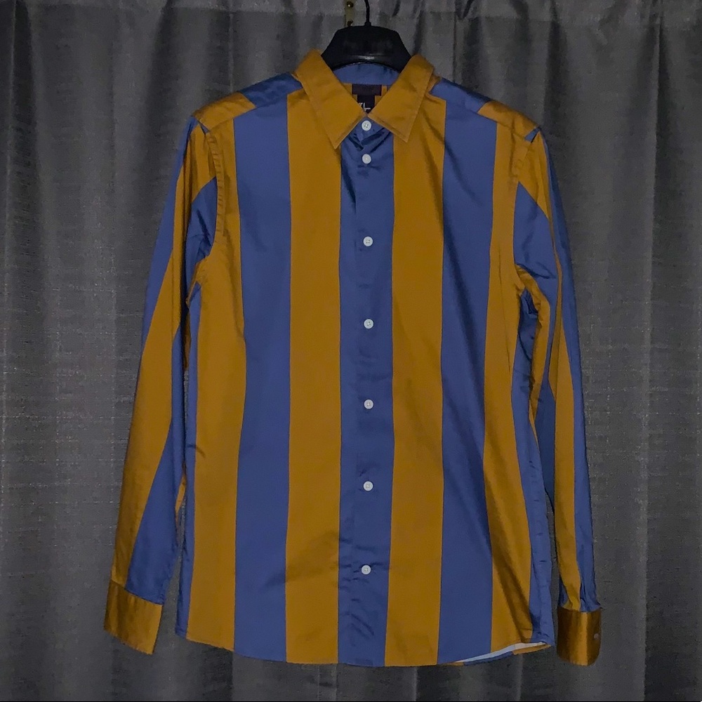 Striped button down shirt